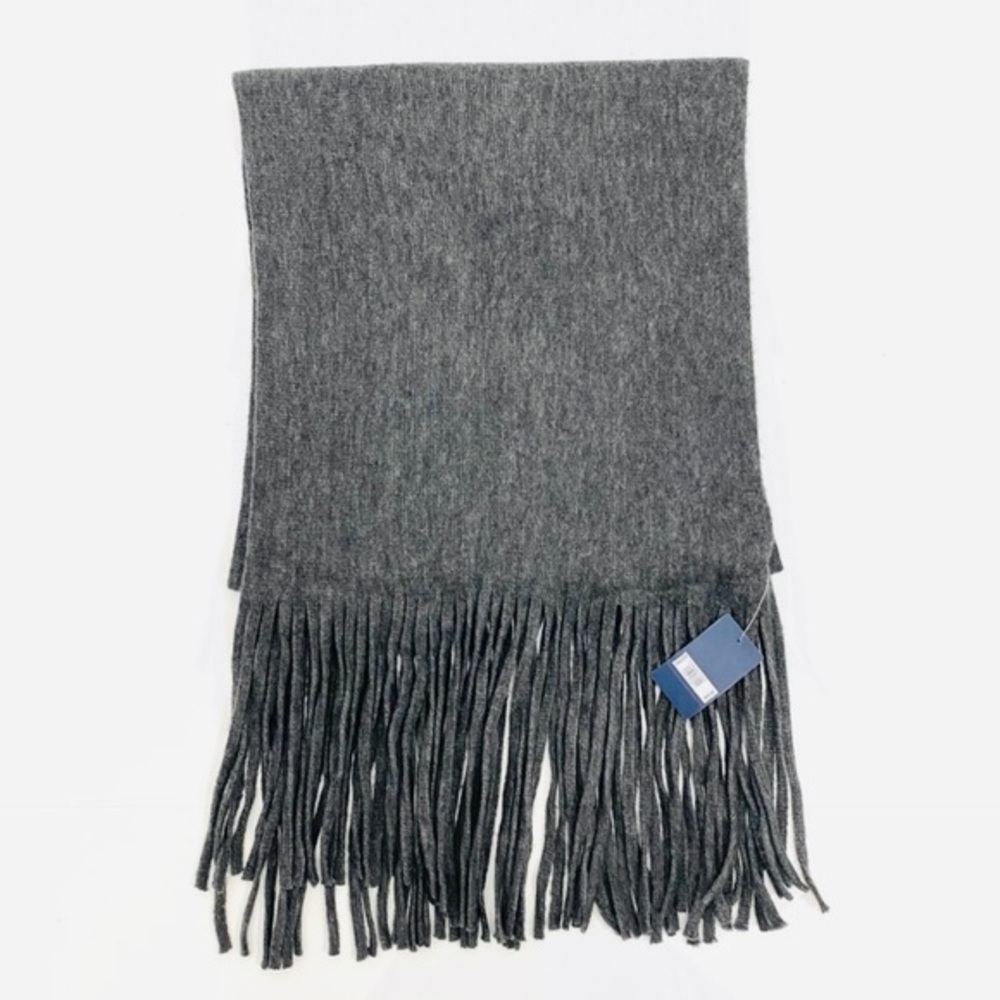 Lucky Brand Solid Brushed Scarf Dark Gray One size NWT